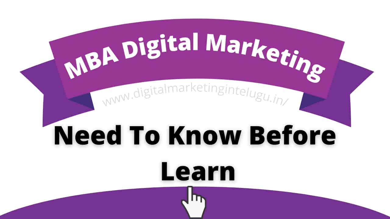 mba in digital marketing