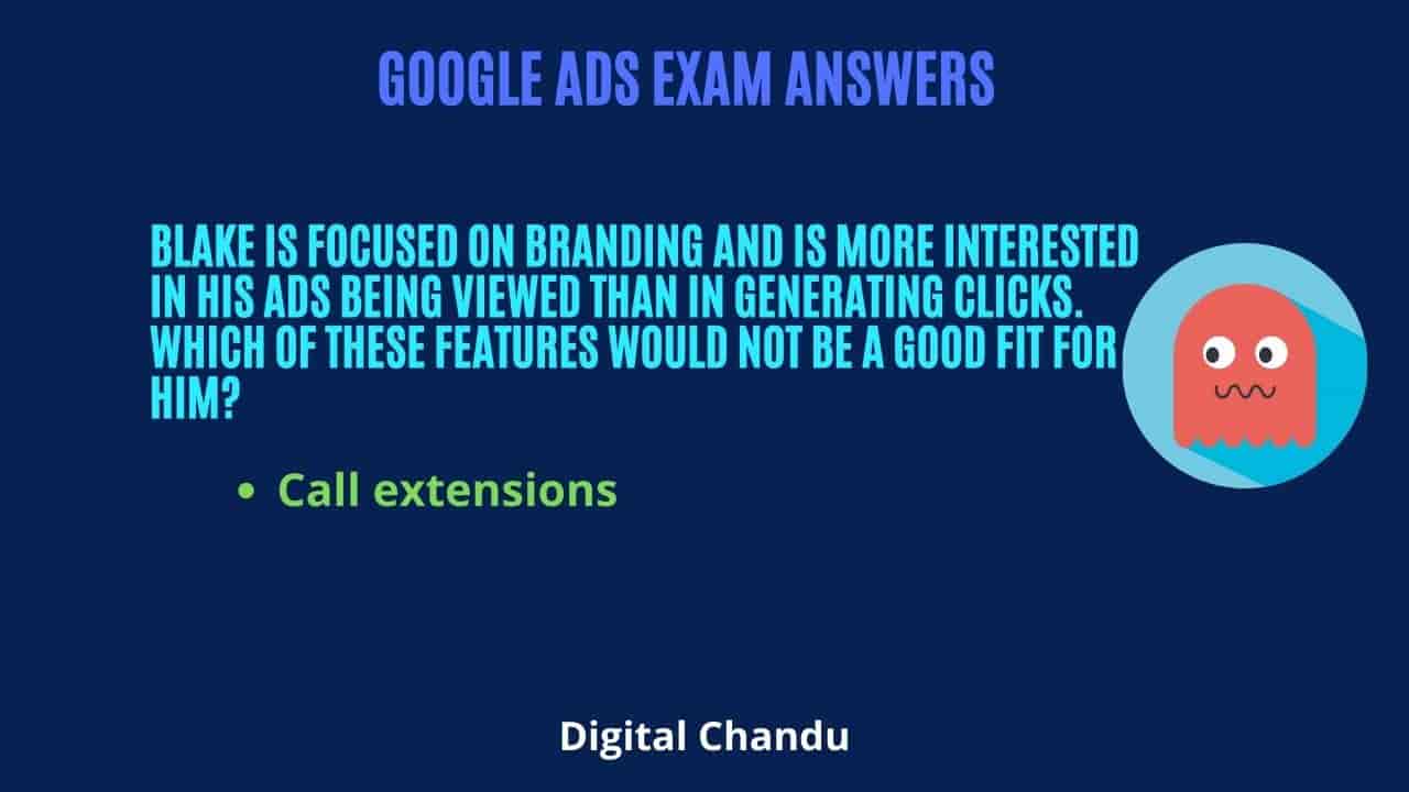 Blake is focused on branding and is more interested in his ads being viewed than in generating clicks. Which of these features would not be a good fit for him?