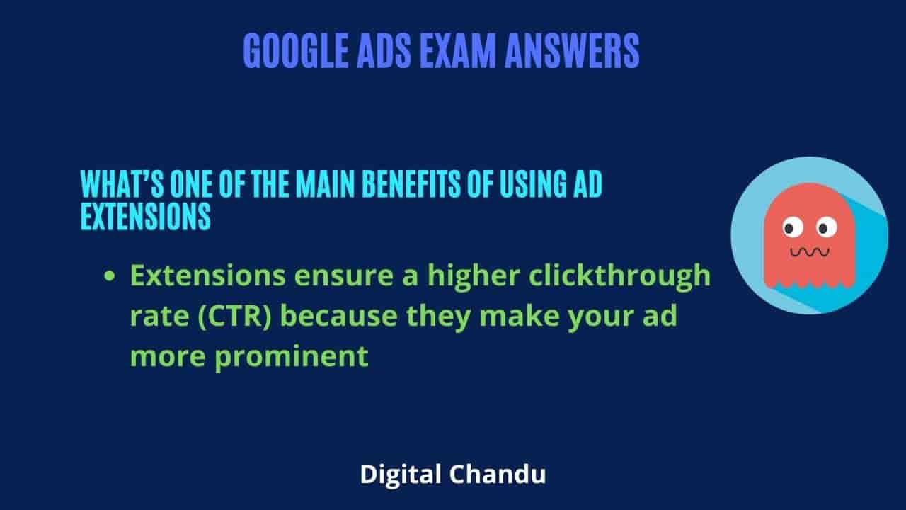 What’s one of the main benefits of using ad extensions